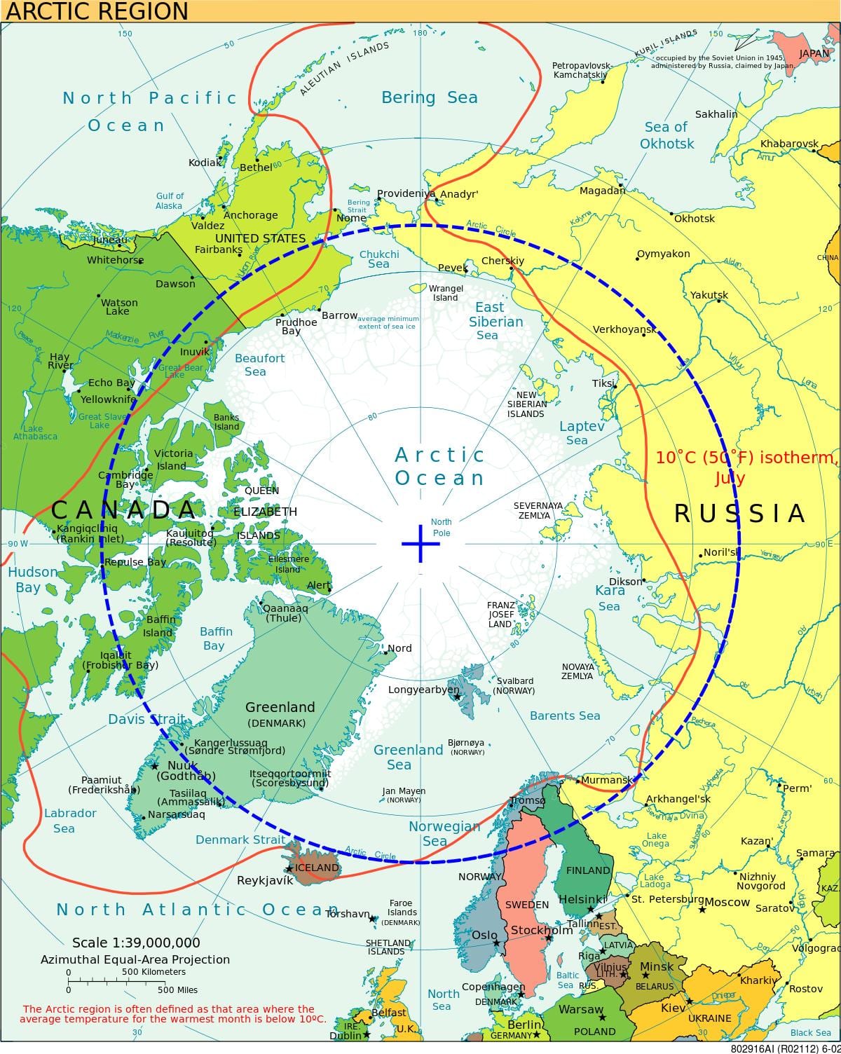 арктическая Норвегия карте