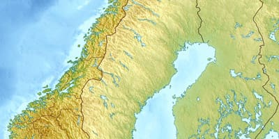 Норвегия топо карте
