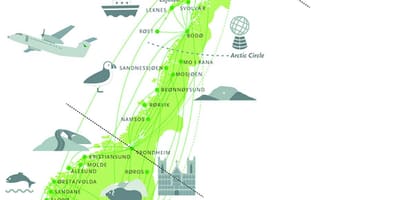 Норвегия достопримечательности карта