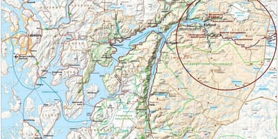 Хардангерфьорд Норвегия карте